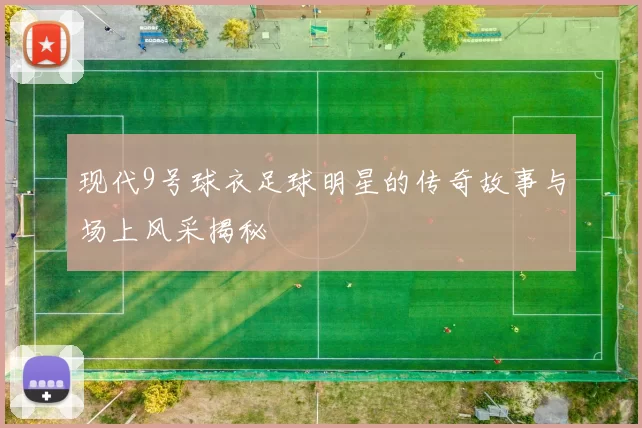 现代9号球衣足球明星的传奇故事与场上风采揭秘